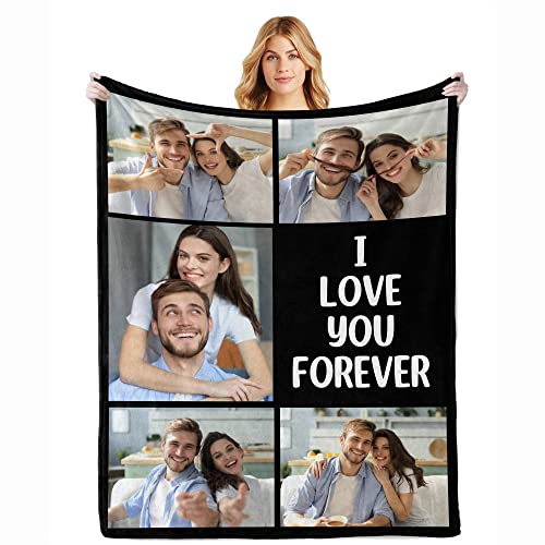 Custom Photo Keepsake Throw - Personalized Flannel Comfort for Families