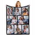 Personalized Sentimental Blanket - Custom Family Photos and Names