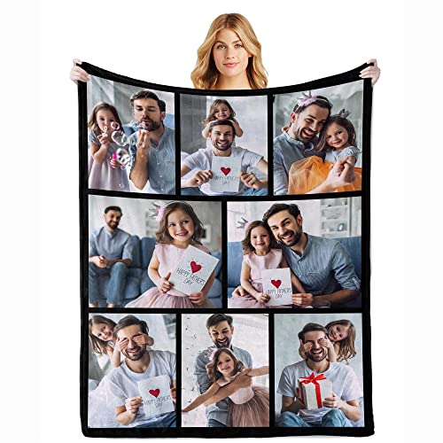 Personalized Sentimental Blanket - Custom Family Photos and Names