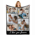 Custom Family Photo Throw - Personalized Blanket for Everyday Enjoyment
