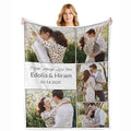 Custom Picture Gift Blanket - Personalized Flannel Throw for Special Days