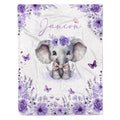 Custom Blanket for Mom - Personalized Photo Throw with Family Memories