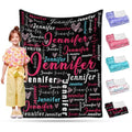Personalized Student Blanket - Custom Pictures for Graduation Gifts