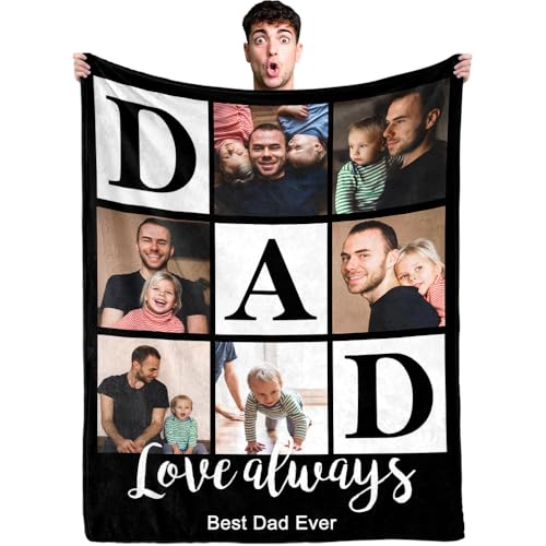 Custom Thanksgiving Blanket - Personalized Family Photo Throw