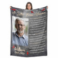 Personalized Anniversary Keepsake Blanket - Custom Memories for Couples