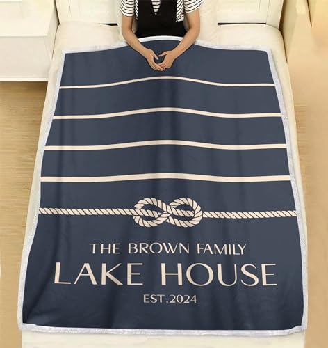 Custom Picture Keepsake Blanket - Personalized Romantic Gift for Him or Her