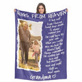 Custom Family Throw Blanket - Personalized Flannel Gift for Loved Ones