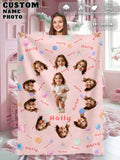 Custom Photo Blanket - Personalized Throw for Couples, Family and Cherished Moments