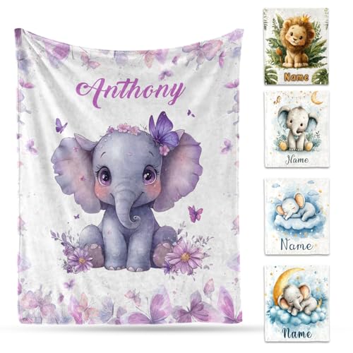 Personalized Newborn Blanket - Custom Family Pictures and Names