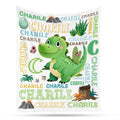 Personalized Family Baby Blanket - Custom Keepsake for Parents