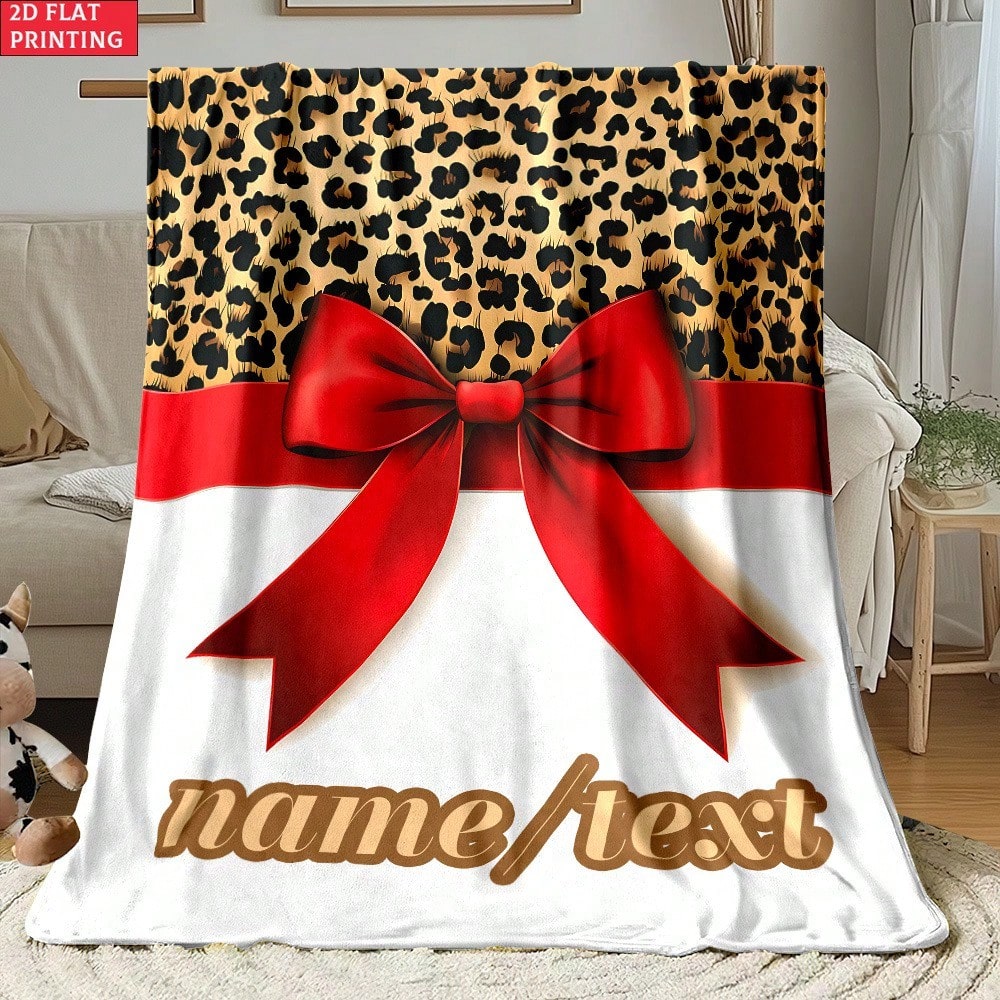 Personalized Holiday Throw - A Gift They'll Use Year After Year