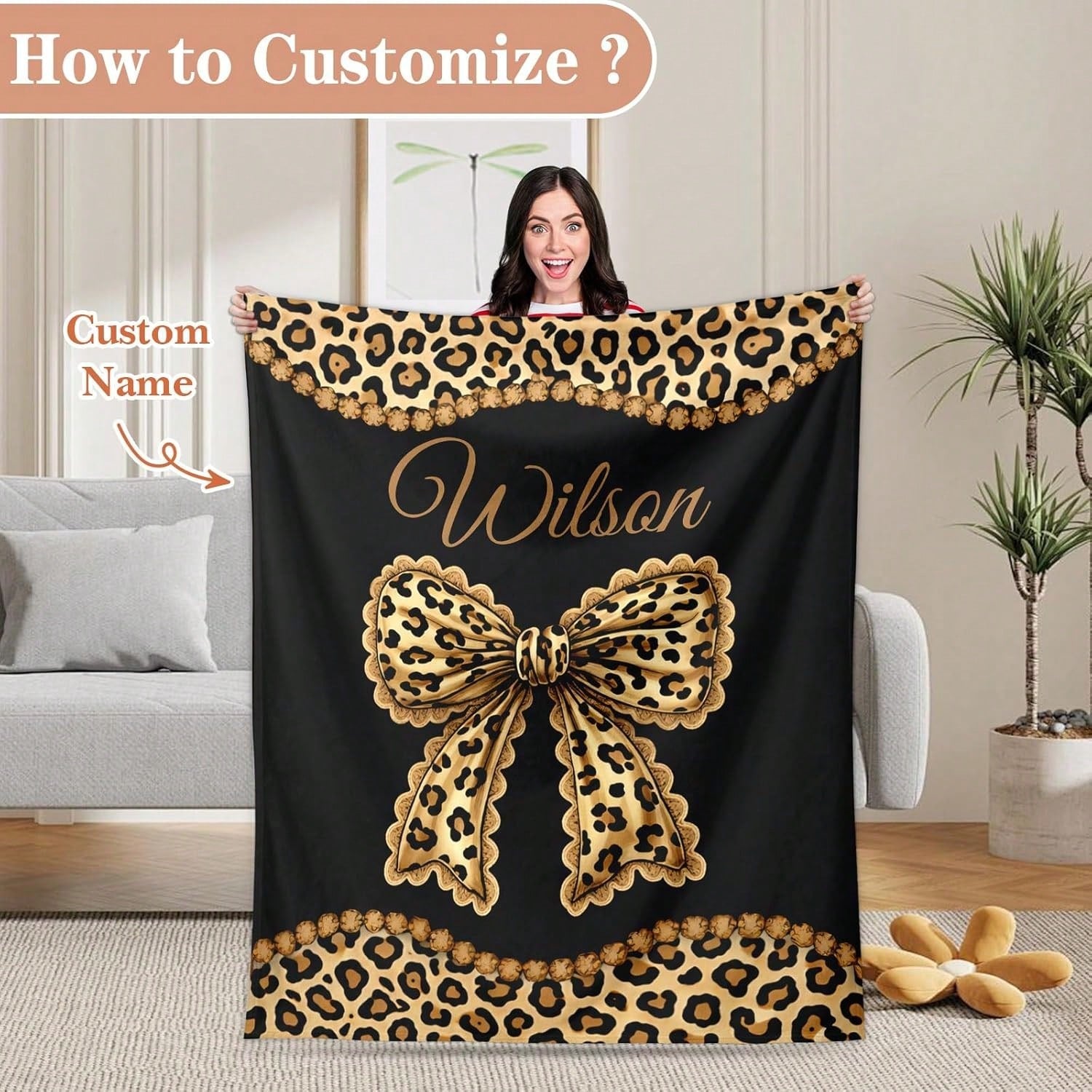 Personalized Dad Throw - Practical, Meaningful and Personal