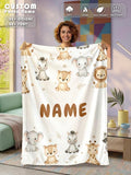 Custom Father's Day Gift Blanket - Cozy Comfort with Meaning