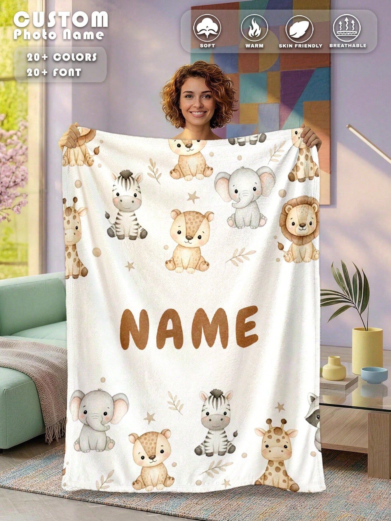 Custom Father's Day Gift Blanket - Cozy Comfort with Meaning