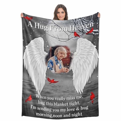 Custom Anniversary Blanket - Personalized Photo Throw for Couples