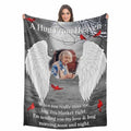 Custom Anniversary Blanket - Personalized Photo Throw for Couples