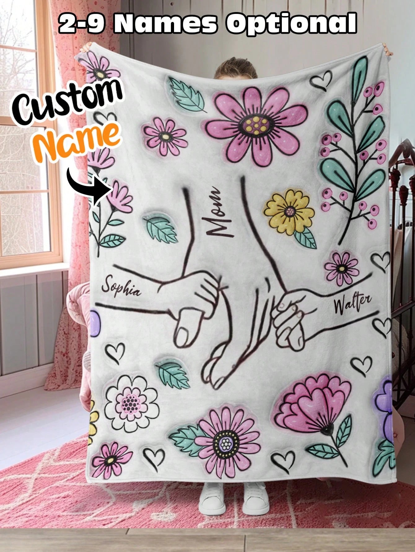 Custom Family Love Throw - Built Around Your Most Special Moments
