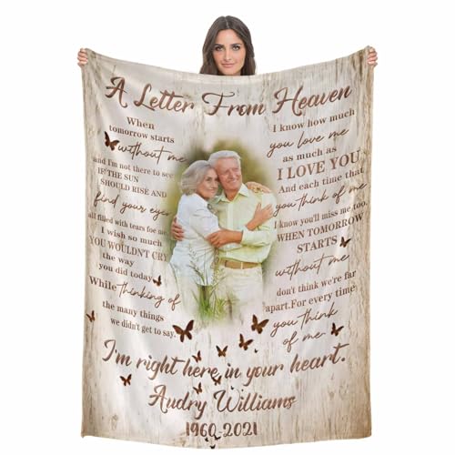 Personalized Mom Gift Blanket - Custom Family Pictures and Memories