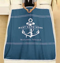 Personalized Dad Gift Blanket - Custom Fleece Throw