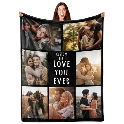 Custom Baby Photo Blanket - Personalized Flannel Throw for New Parents