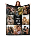 Custom Baby Photo Blanket - Personalized Flannel Throw for New Parents