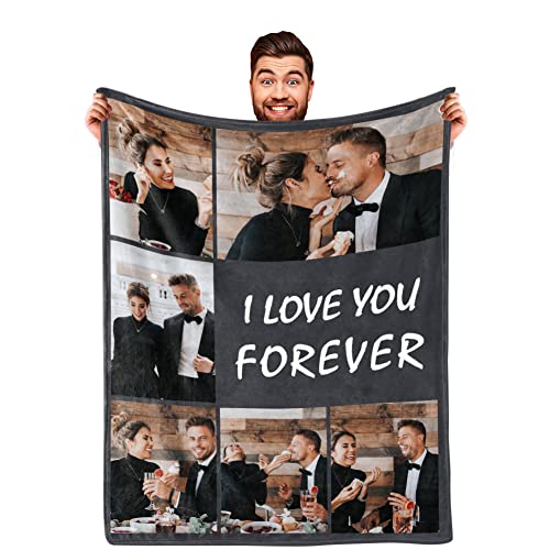 Personalized Blanket with Name - Custom Photo Design for Loved Ones
