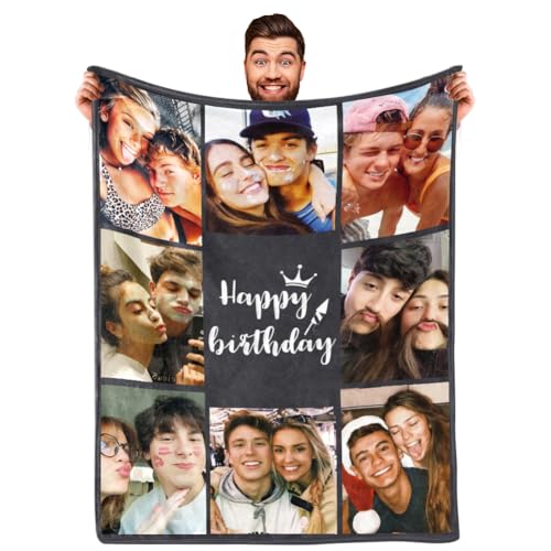 Personalized Picture Memory Blanket - Custom Design for Cherished Moments