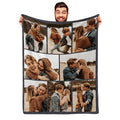 Custom Travel Blanket - Personalized Photo Throw for Road Trips and Flights