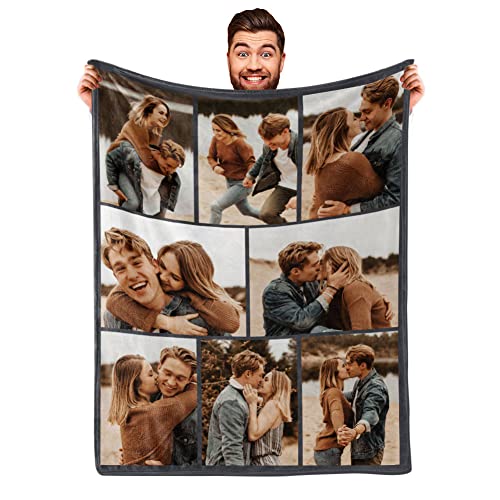 Custom Travel Blanket - Personalized Photo Throw for Road Trips and Flights