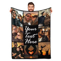 Personalized Vacation Memory Blanket - Custom Picture Keepsake Throw