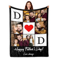 Custom Friendship Blanket - Personalized Picture Throw for Best Friends