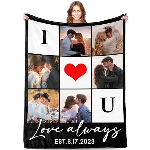 Personalized Celebration Blanket - Custom Pictures and Messages for Events