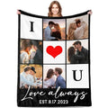 Personalized Celebration Blanket - Custom Pictures and Messages for Events