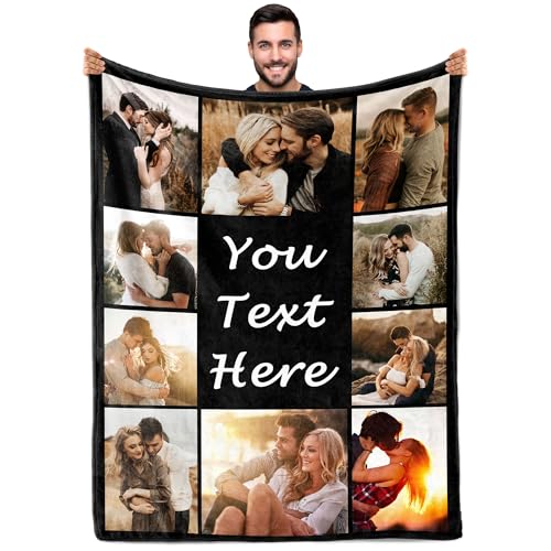 Personalized Memory Gift Blanket - Custom Pictures for Lasting Moments