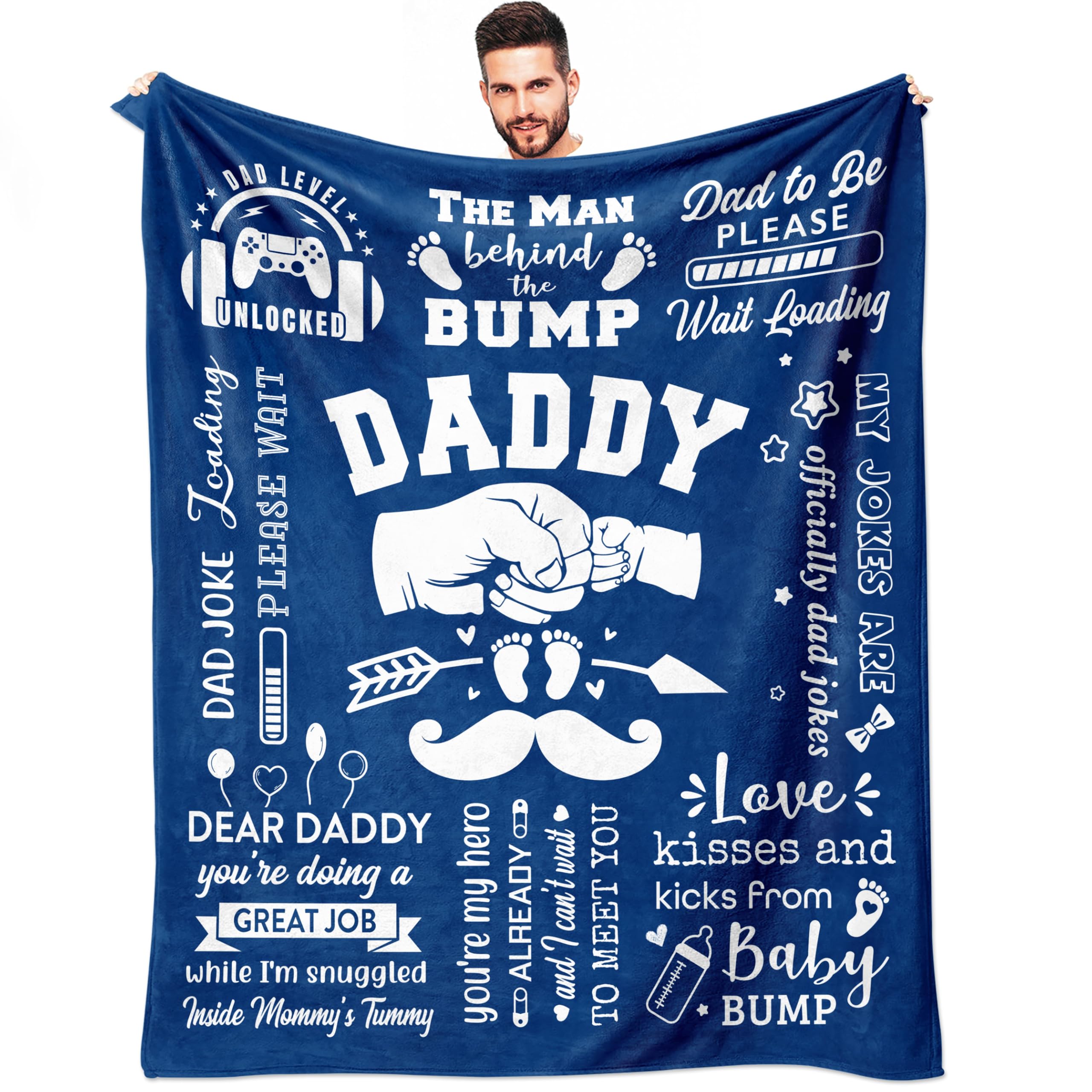 Personalized Comfort Throw - Custom Photos and Names