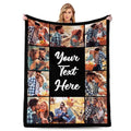 Custom Blanket Gift for Mom - Personalized Pictures and Love