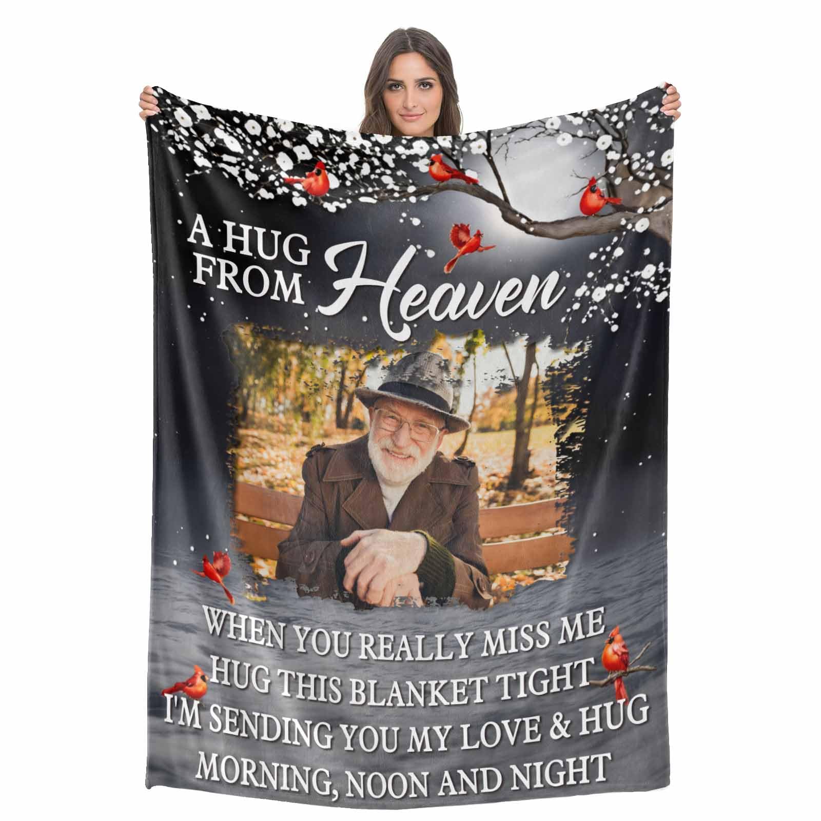 Custom Travel Blanket - Personalized Picture Throw for Adventures