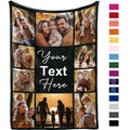 Personalized Memory Blanket - Custom Picture Throw for Meaningful Gift Giving