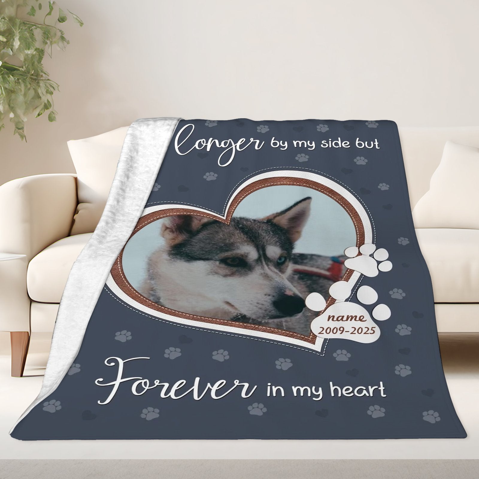 Custom Legacy Keepsake Throw - Personalized Cozy Family Memories