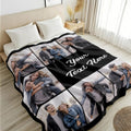 Custom Photo Comfort Blanket - Personalized Fleece Throw for Lounging