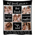 Personalized Grandpa Comfort Throw - Custom Cozy Family Moments