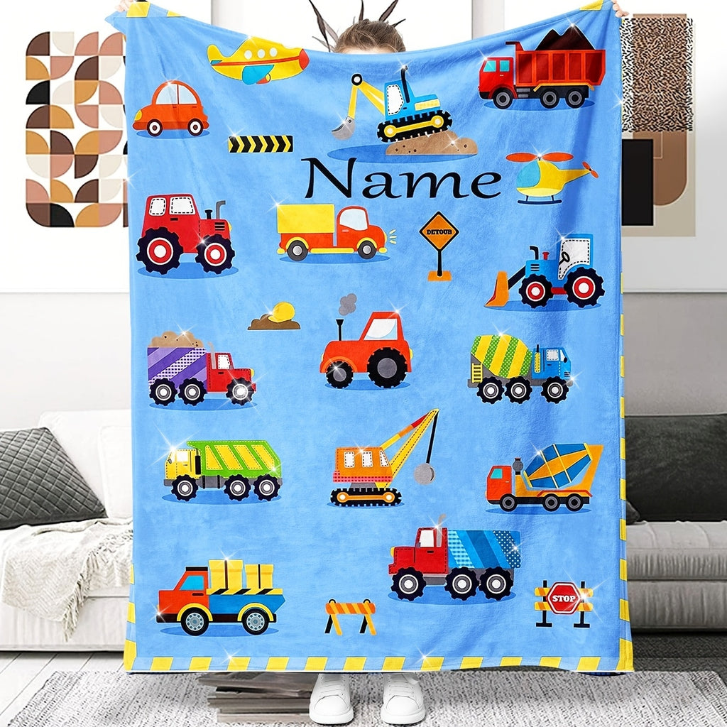 Custom Family Connection Throw - Personalized Cozy Story Blanket