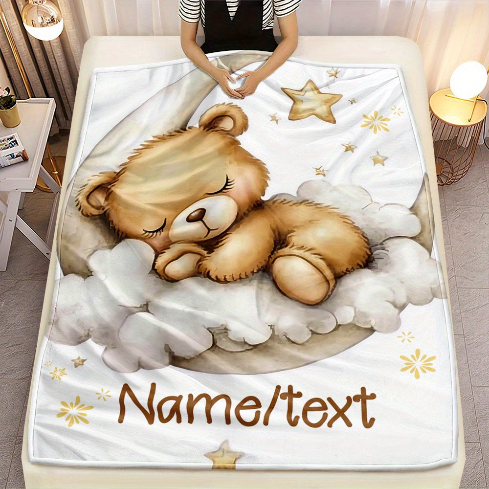 Custom Couple Story Throw - Personalized Cozy Blanket with Pictures