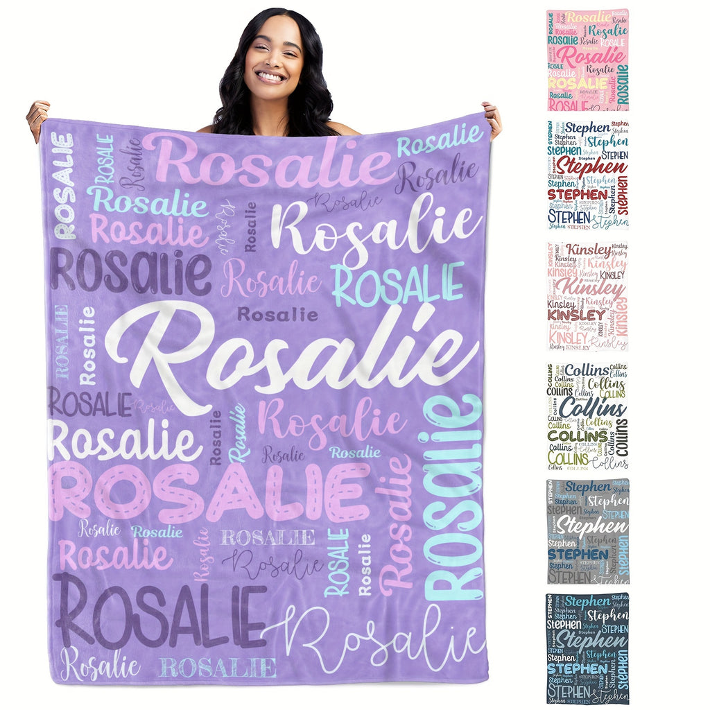 Personalized Family Comfort Throw - Custom Story and Photo Collection