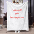 Custom Printed Photo Throw Blanket - Soft Home Decor