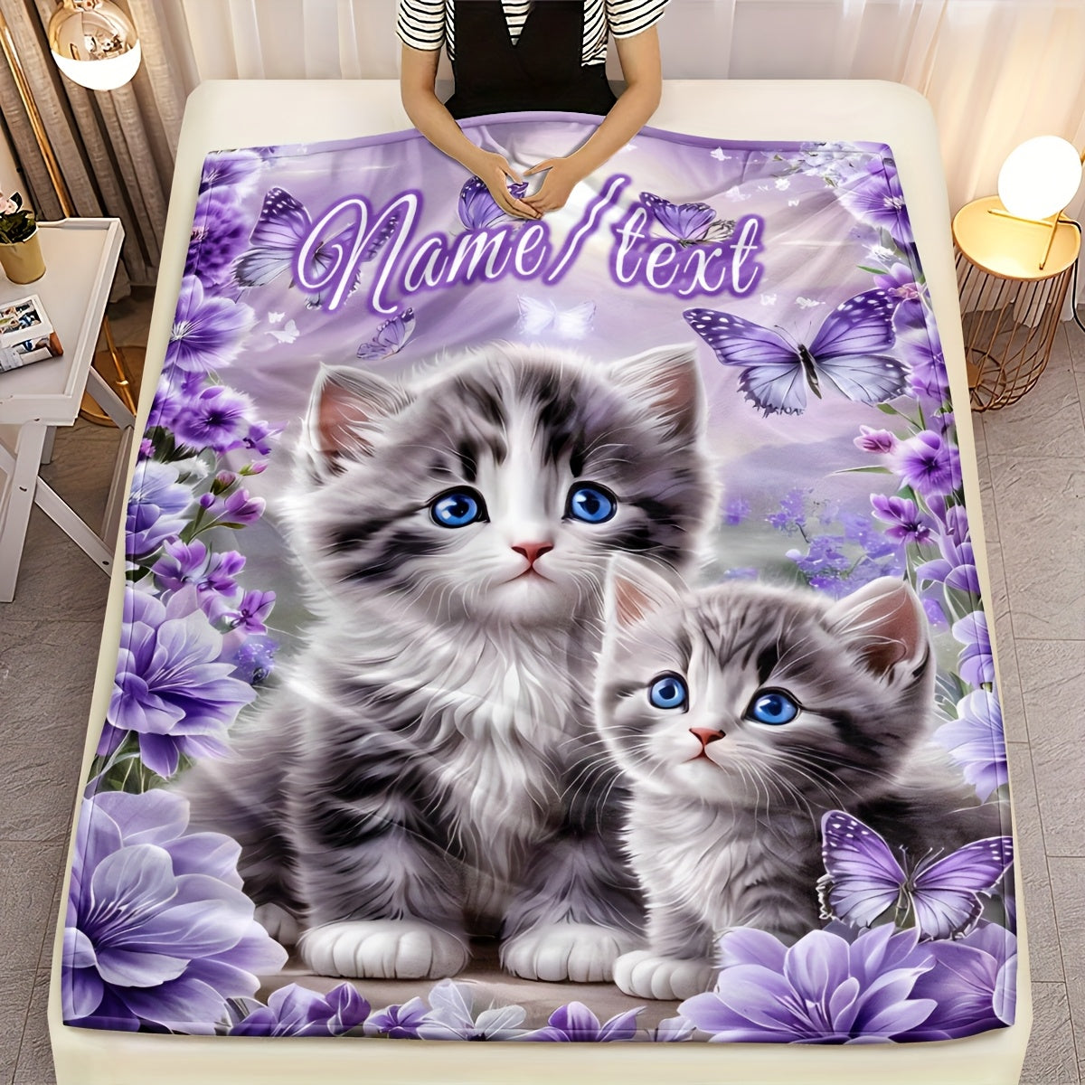Custom Family Throw with Photos - Personalized Comfort