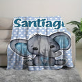 Personalized Kids Comfort Throw - Custom Family Memory Collection