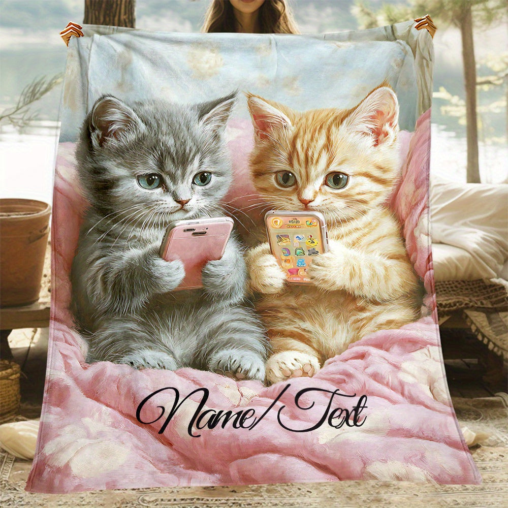 Custom Friendship Keepsake Blanket - Personalized Shared Picture Memories