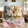 Custom Friendship Keepsake Blanket - Personalized Shared Picture Memories