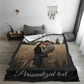 Custom Photo Blanket - Personalized Flannel Throw with Pictures